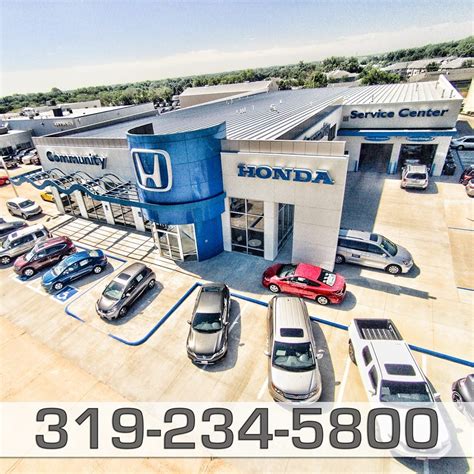 Community honda cedar falls - Community Honda Cedar Falls Finance Department in Cedar Falls, Iowa offers great finance rates along with Honda vehicle incentives to all customers in Waverly and its surrounding cities and suburbs. We work with all banks. Please contact us at 319-486-4775.